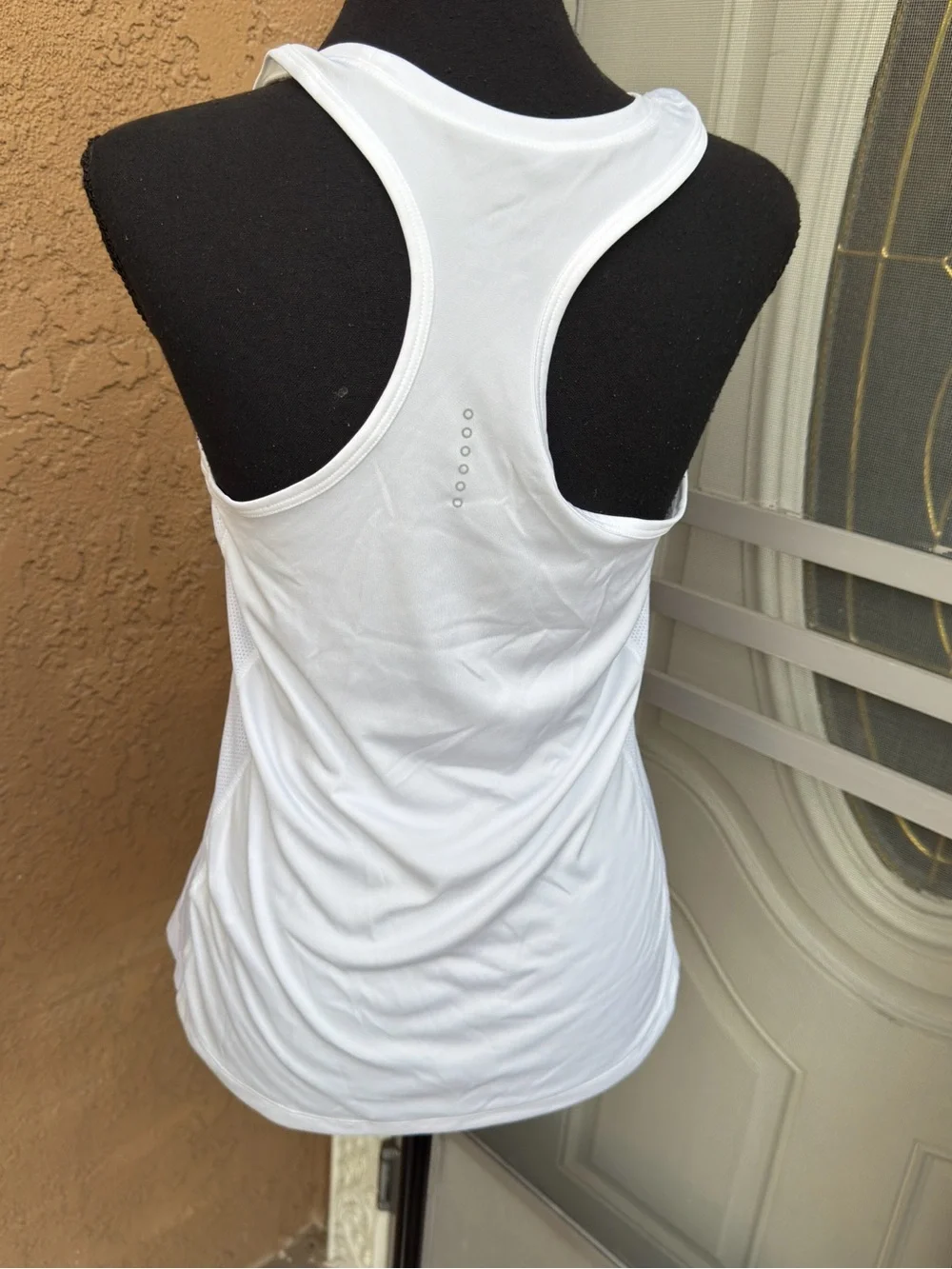 Nike White Racerback Tank & Black Cropped Leggings Active Set